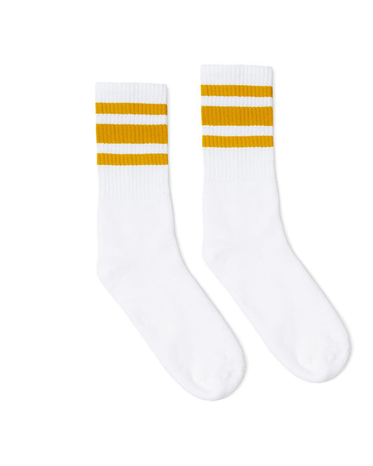 SOCCO - USA-Made Striped Crew Socks